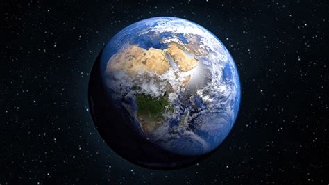 The World Globe From Space In a Star Field, Motion Graphics | VideoHive