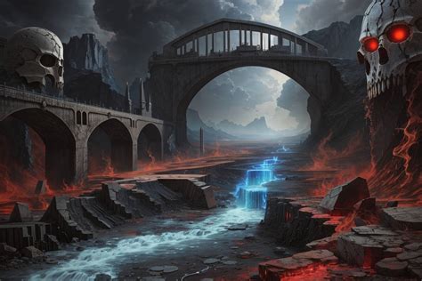 avernus baldursgate hell landscape landscapescener by EmilianoAI on ...