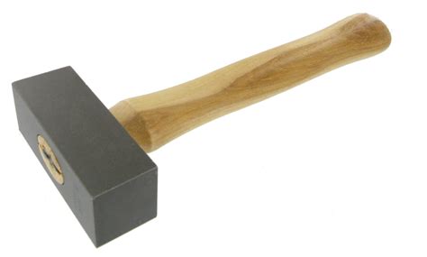 Stone Cutters Hammer with Handle 40x40x90mm - Gough Tools