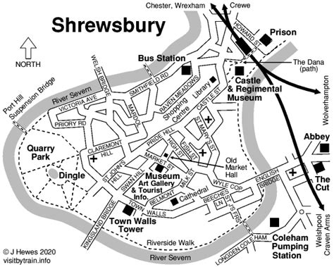 Shrewsbury | Visit by Train, a station by station guide to UK tourist attractions