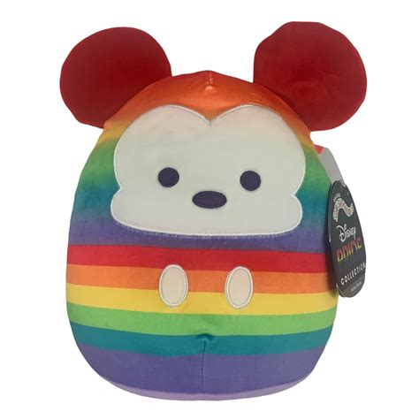 Buy Squishmallows Kellytoy 9 inch Disney Mickey Mouse 2022 Pride Collection Online at desertcart ...