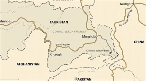 Map Of Wakhan Corridor Afghanistan - Maps of the World