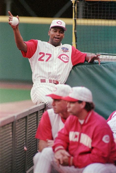 Cincinnati Reds pitcher Jose Rijo hugs his wife, Rosie Rijo, and his ...