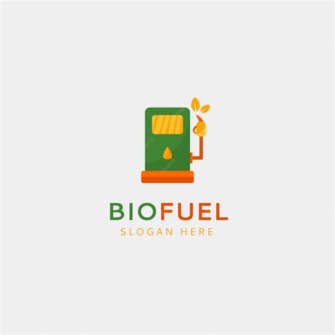 Free Vector | Flat design biofuel logo template