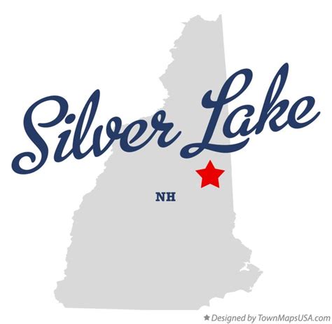 Map of Silver Lake, NH, New Hampshire