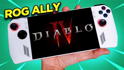 ASUS ROG ALLY ¿ puede mover DIABLO IV ? - YouTube