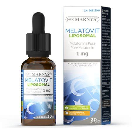 High absorption liposomal liquid melatonin. Melatovit MARNYS