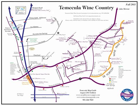 Temecula Wine Map - Temecula Winery Map Printable | Printable Maps