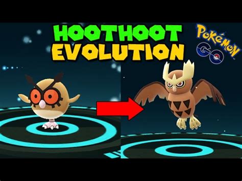 Evolving HOOTHOOT to NOCTOWL (Pokemon Go GEN 2 Evolution) - YouTube