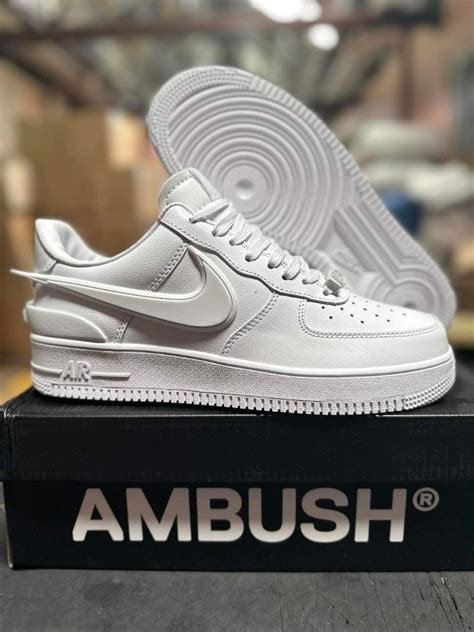 Nike Air force 1 low Triple white Ambush, Men's Fashion, Footwear, Sneakers on Carousell