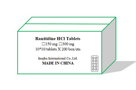 Buy Ranitidine HCl Tablets Online Price from Suppliers & Manufacturers in China | Inopha ...