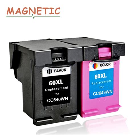 Magnetic Compatible Ink Cartridges For HP60 For HP 60 Deskjet F2480 ...