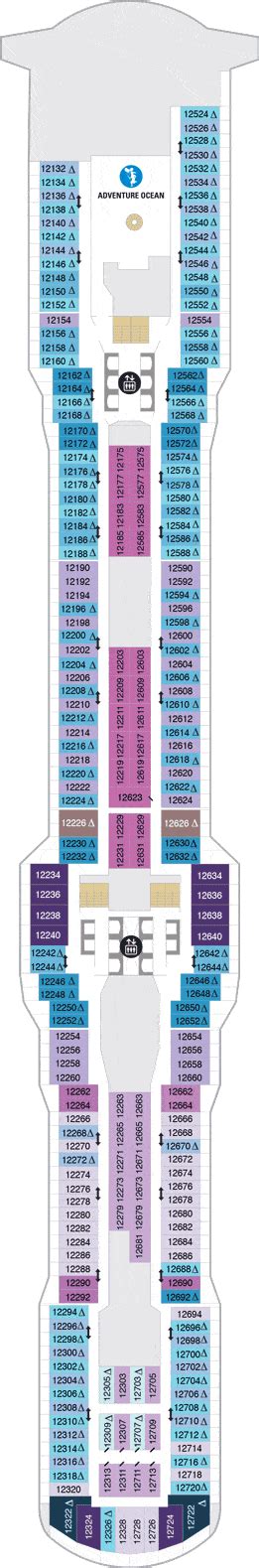 Odyssey of the Seas Deck plan & cabin plan