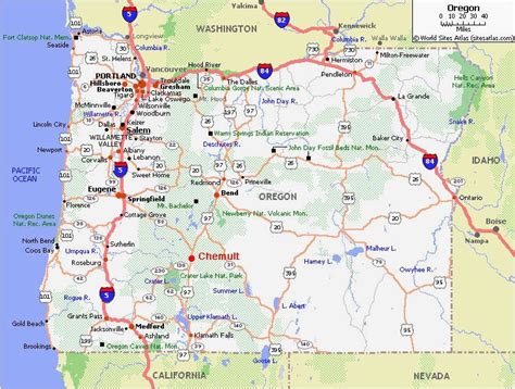 Map Of Campgrounds In oregon | secretmuseum