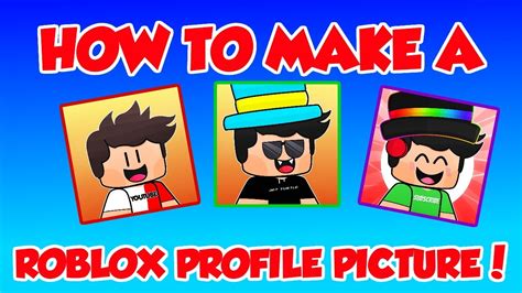 How to edit roblox profile picture