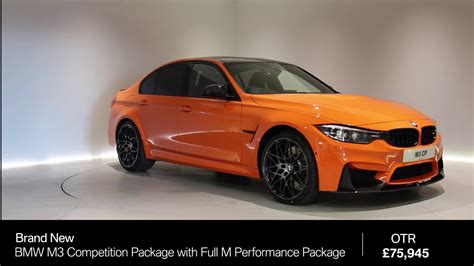 BMW M3 Fire Orange Individual Paint - YouTube