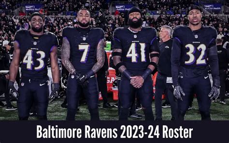 Baltimore Ravens 2023-24 Roster & Players - OT Sports