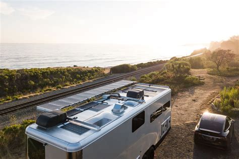 This luxurious, solar-powered trailer generates enough electric power to juice-up your towing EV ...