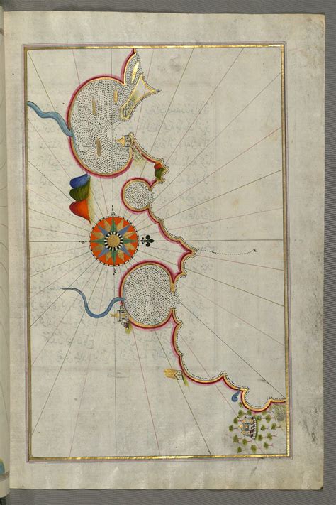 Illuminated Manuscript, Map of unmarked part of the Egypti… | Flickr