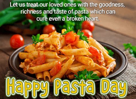 A Pasta Day Message For You. Free Pasta Day eCards, Greeting Cards | 123 Greetings