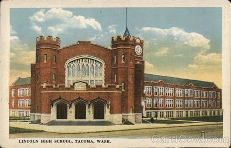 Lincoln High School Tacoma, WA Postcard