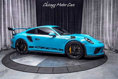 Used 2019 Porsche 911 GT3 RS Coupe - Miami Blue! Only 2800 Miles! LOADED! For Sale (Special ...