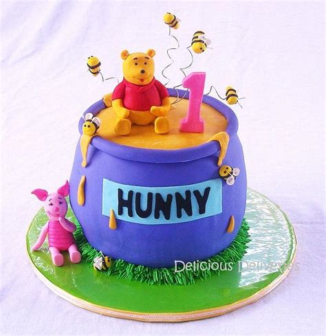 Winnie the Pooh "Hunny" Pot Cake - Cake by - CakesDecor