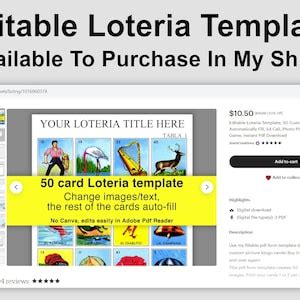 Blank Loteria Card Backgrounds, Classic Loteria Colors, PNG and PDF, 6 ...