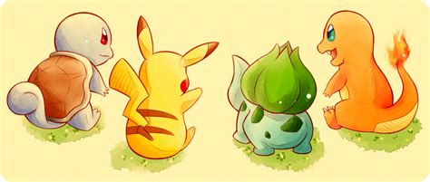 Pokemon | Kanto Starters by OroNoDa on DeviantArt