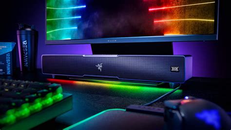 Razer Leviathan V2 PC gaming soundbar with a subwoofer illuminates your gaming audio » Gadget Flow