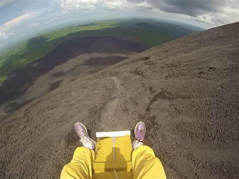 Volcano Boarding in Leon, Nicaragua - Kenzie Around the World