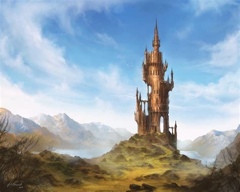 Wizard's Tower by jcbarquet on deviantART | Wizard's tower, Fantasy art ...