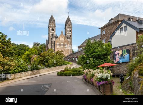 Clervaux, Luxemburg - The church of Clervaux Stock Photo - Alamy