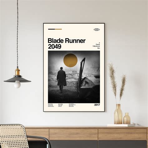 Blade Runner Poster Blade Runner Print Retro Movie Poster - Etsy