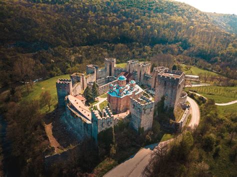 Amazing Manasija Monastery in Serbia Stock Image - Image of architecture, history: 235678523