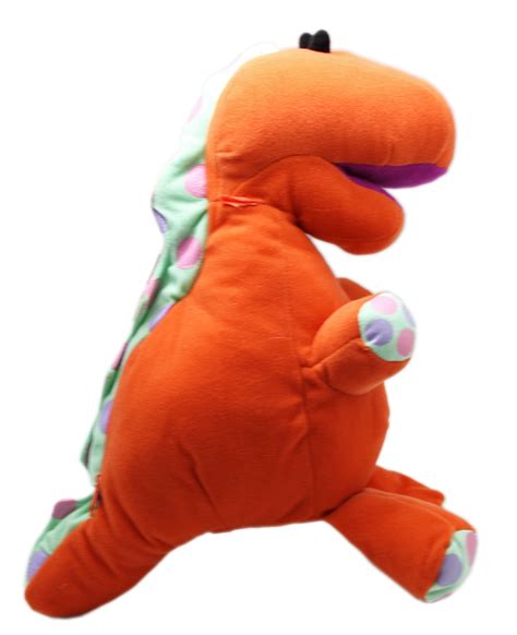 Blue's Room Roar E. Saurus Kids Plush Toy w/Secret Zippered Pocket ...