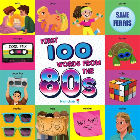 First 100 Words From the 80s (Highchair U) | Book by Sara Miller, Steph Lew | Official Publisher ...