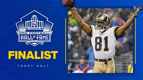 Torry Holt named finalist for Pro Football Hall of Fame