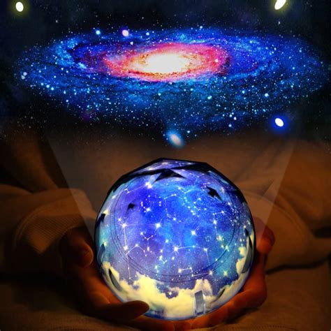 Stars Starry Sky LED Night Light Projector Luminaria Moon Novelty Table Night Lamp Battery USB ...