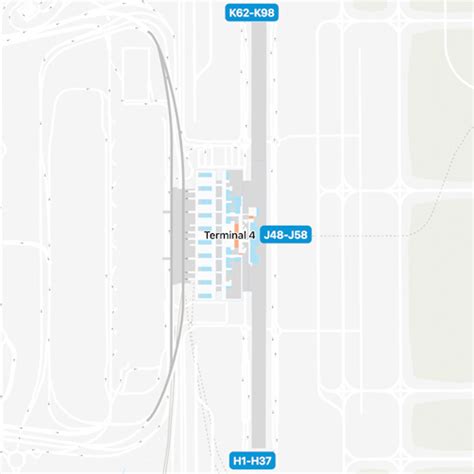 Madrid Barajas Airport MAD Terminal 4S Map