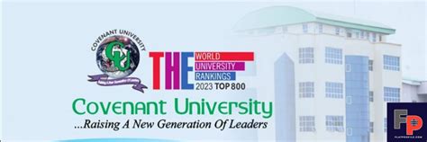 List of Courses Offered at Covenant University 2024 | Officially