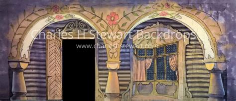 Tavern Interior Cut Backdrop | Backdrops by Charles H. Stewart