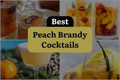 5 Peach Brandy Cocktails to Sip and Savor All Summer Long! | DineWithDrinks