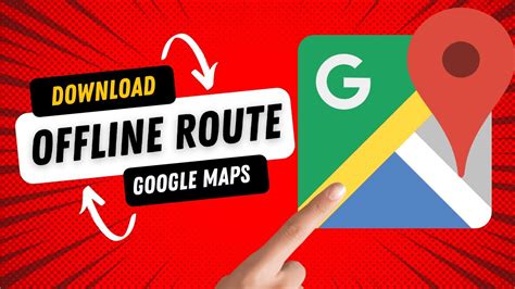 How to Download a Offline Route on Google Maps - YouTube