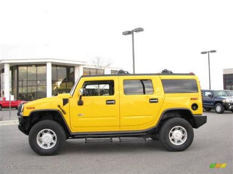 2003 Yellow Hummer H2 SUV #21240544 | GTCarLot.com - Car Color Galleries