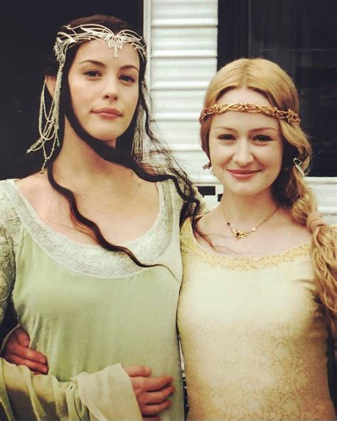 Arwen and Eowyn | Senhor dos aneis personagens, Senhor dos aneis, Atrizes