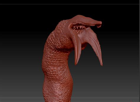 ArtStation - Quick Sculpt of Gravemind from Halo