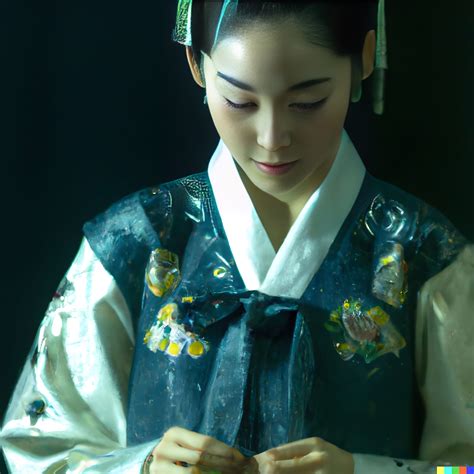 Young woman during the Joseon dynasty in traditional clothes - 2 • VIARAMI