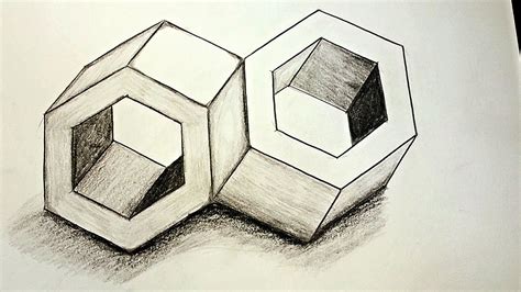 How To Draw 3D Optical Illusions Inseparable - YouTube