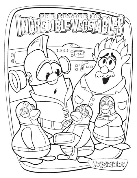 Bob and Larry Big River Rescue Coloring Pages - VeggieTales Coloring ...